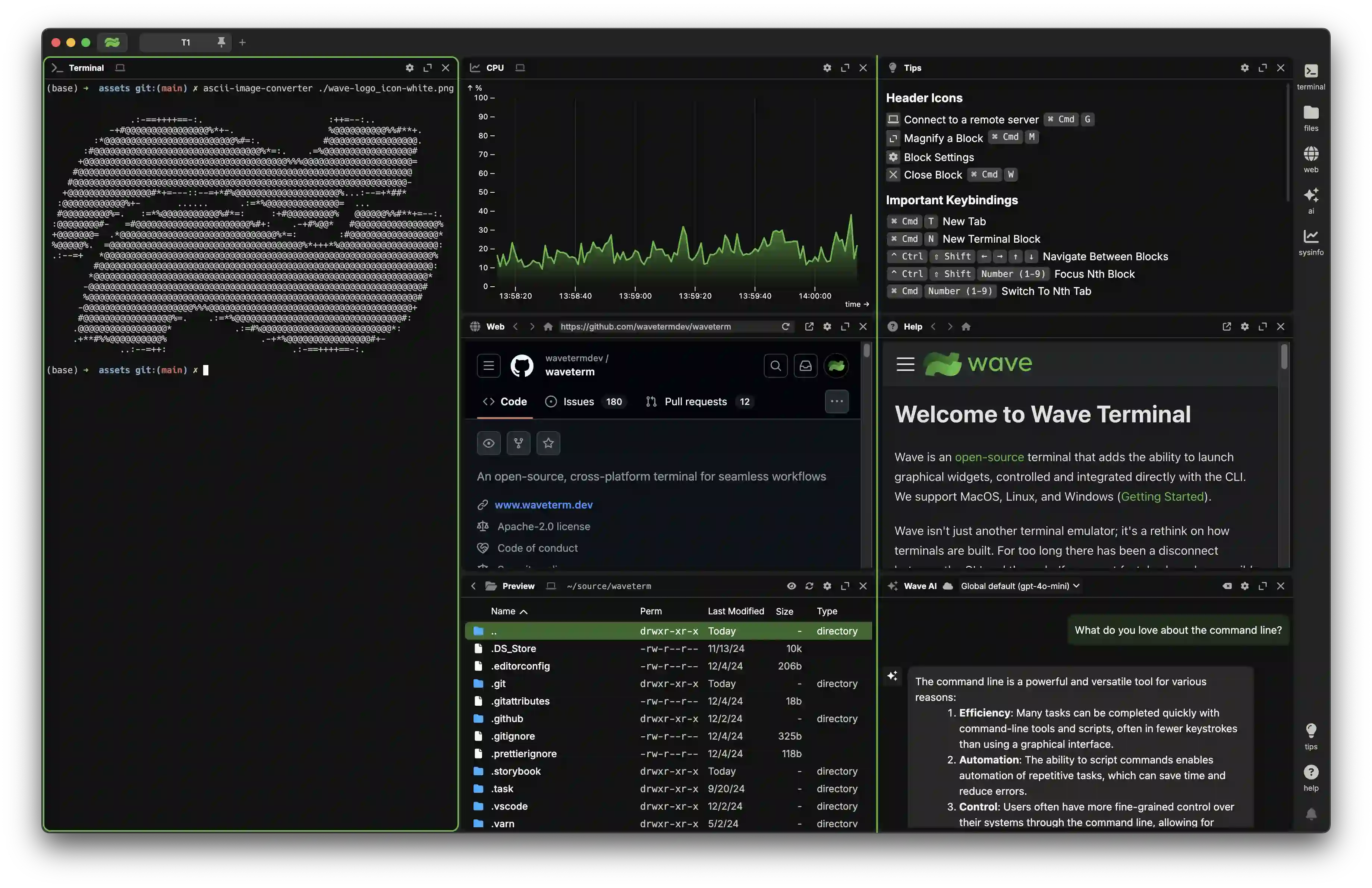 DanteTerm Screenshot